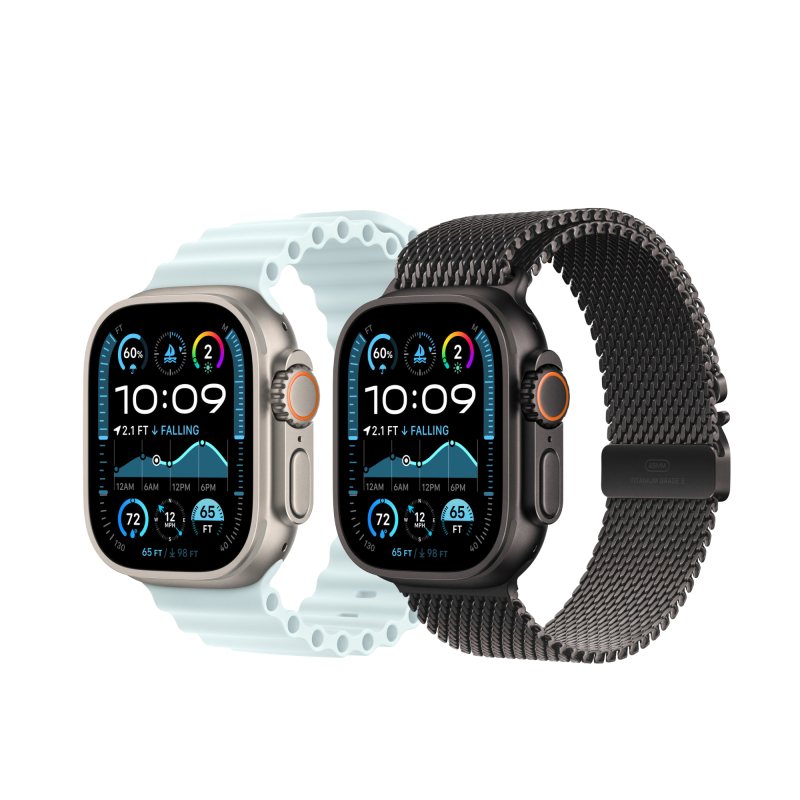 Apple Watch Ultra 2 GPS + Cellular, 49 мм, корпус из черного титана, ремешок Ocean темно-синего цвет